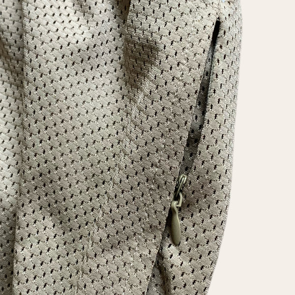 Concealed Pocket Mesh Shorts - Beige