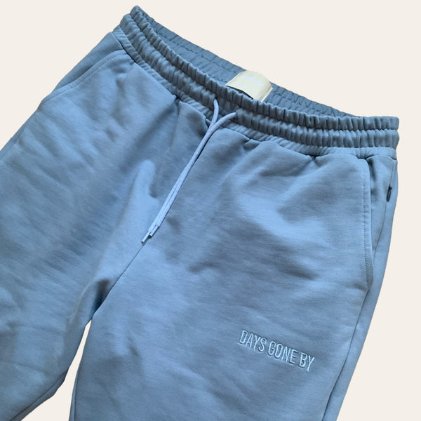 Adjustable Hem Sweatpants - Slate Blue