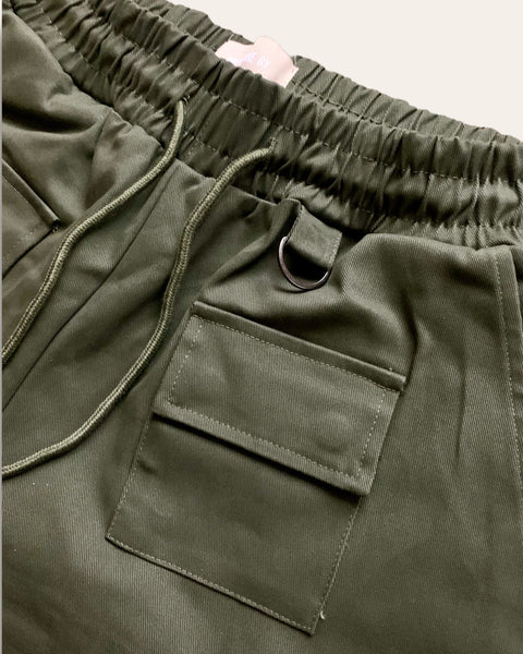Utility Cargo Pants - Military Green