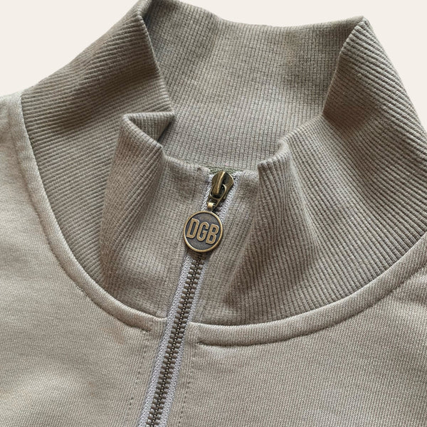 Quarter Zip Pullover - Sand