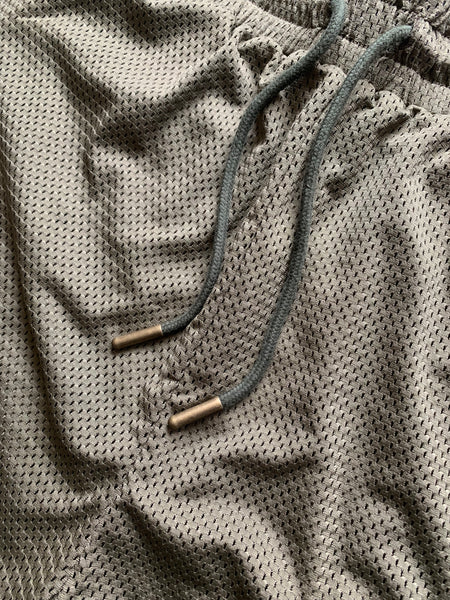 Concealed Pocket Mesh Shorts - Dark Olive