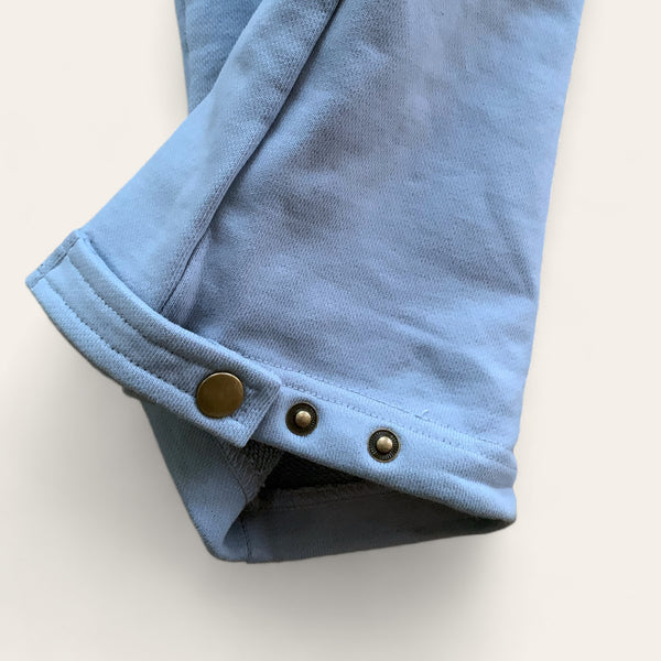 Adjustable Hem Sweatpants - Slate Blue
