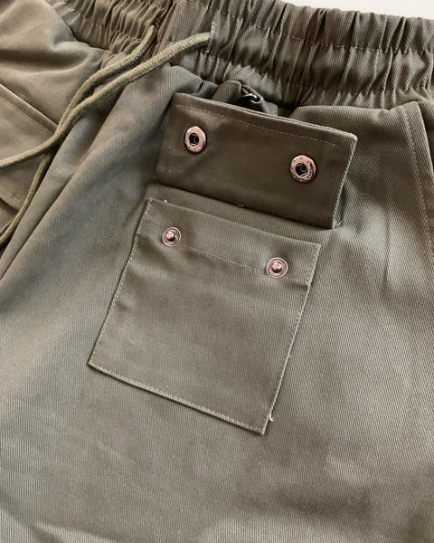 Utility Cargo Pants - Military Green