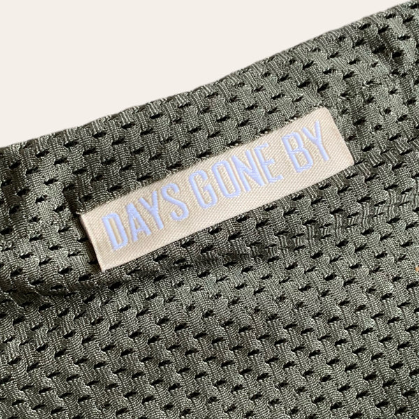 Concealed Pocket Mesh Shorts - Dark Olive