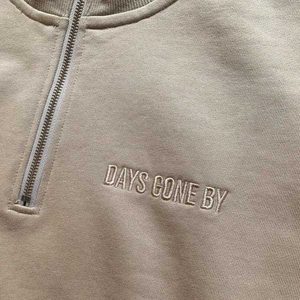 Quarter Zip Pullover - Sand