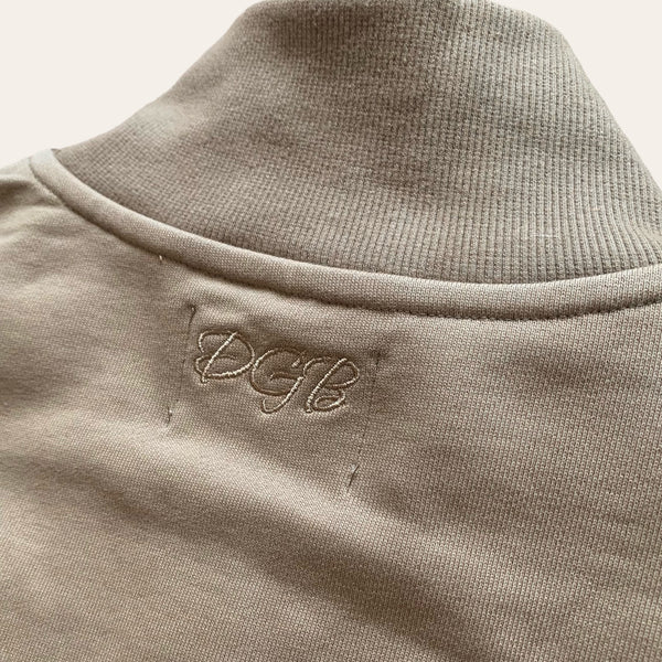 Quarter Zip Pullover - Sand