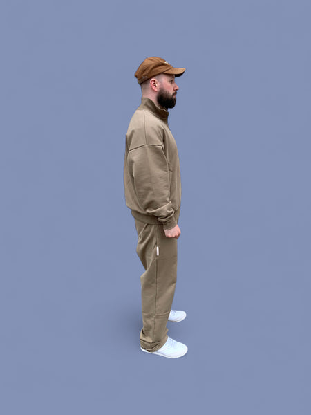 Adjustable Hem Sweatpants - Sand