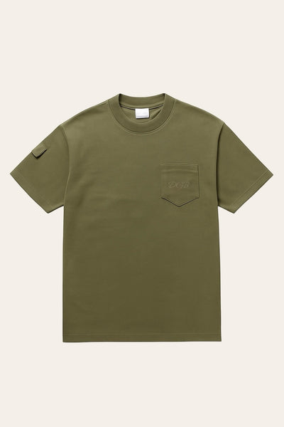 Utility Pocket Tee - Military Green