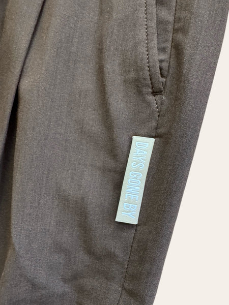 Double Pleated Trouser - Dark Brown