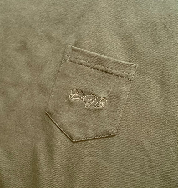 Utility Pocket Tee - Military Green