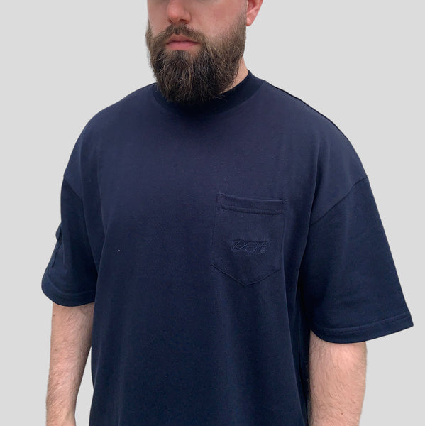 Utility Pocket Tee - Deep Navy