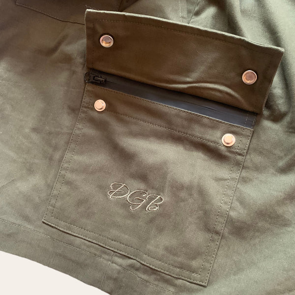 Utility Cargo Shorts - Military Green