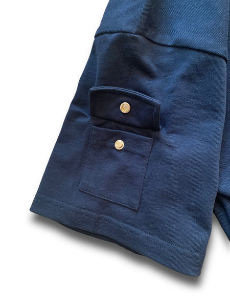 Utility Pocket Tee - Deep Navy