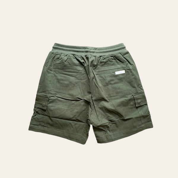 Utility Cargo Shorts - Military Green
