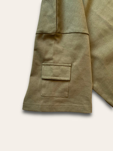 Utility Pocket Tee - Military Green