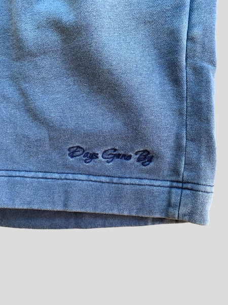 Concealed Pocket French Terry Shorts - Washed Navy
