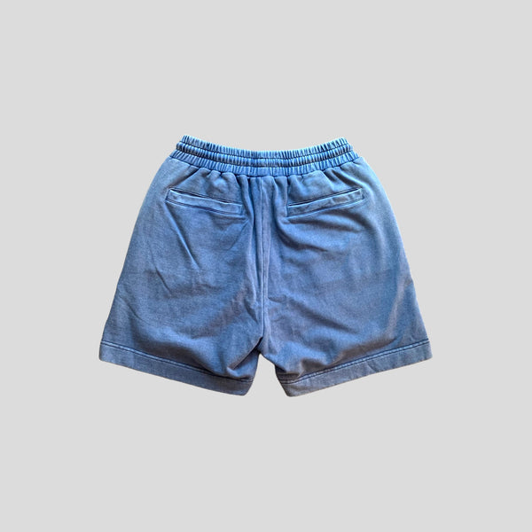Concealed Pocket French Terry Shorts - Washed Navy