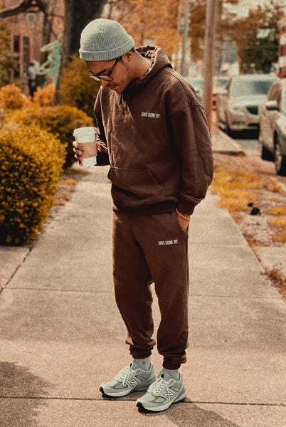 Concealed Pocket Sweatpants - Dark Earth