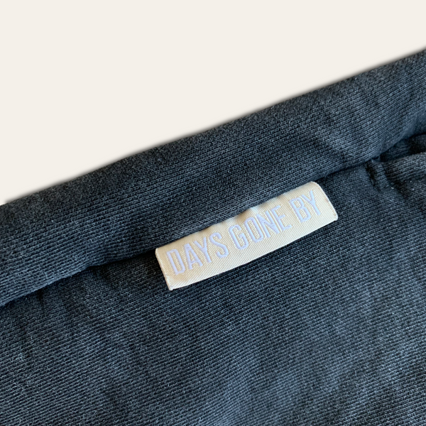 Concealed Pocket Sweatpants - Washed Black
