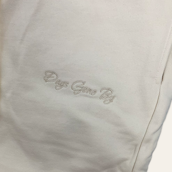Concealed Pocket French Terry Shorts - Cream