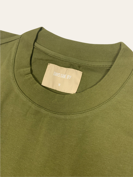 Oversized Tee - Olive Green