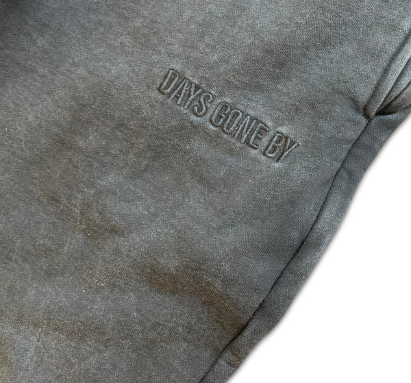 Concealed Pocket Sweatpants - Washed Black