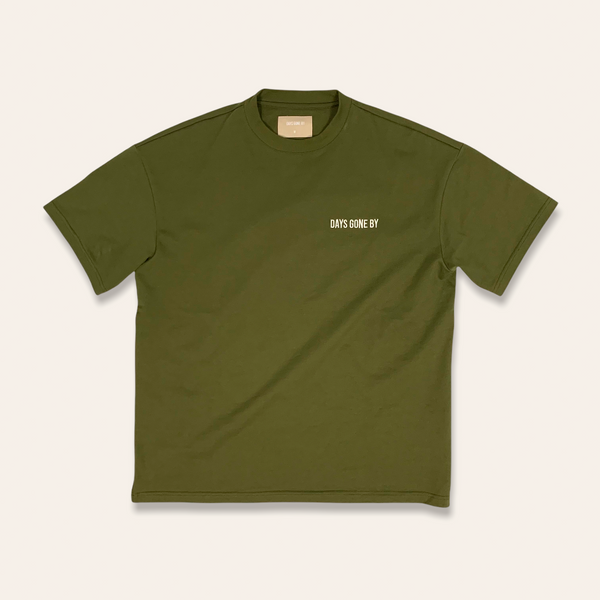 Oversized Tee - Olive Green