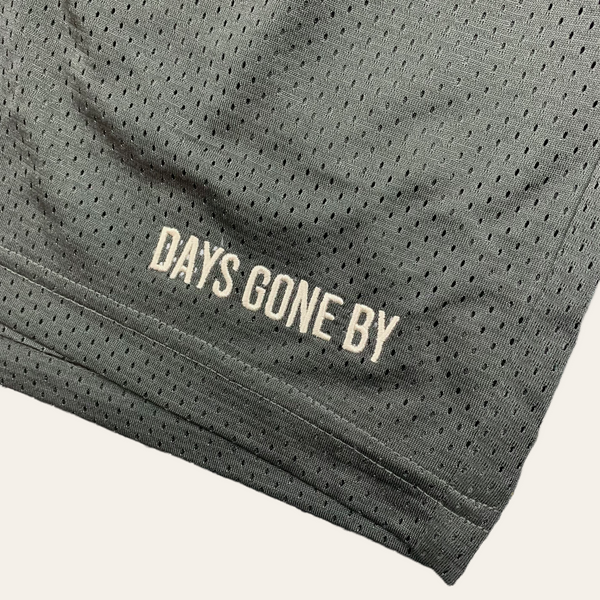 Concealed Pocket Mesh Shorts - Dark Grey