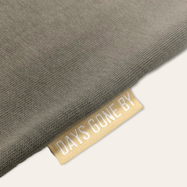 Oversized Script Logo Tee - Dark Grey