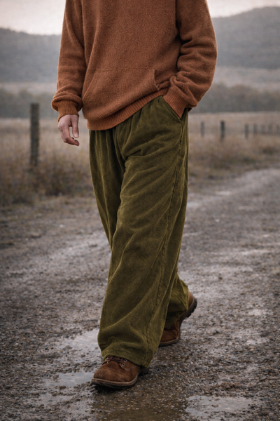 The Long Haul Corduroy Pant - Olive