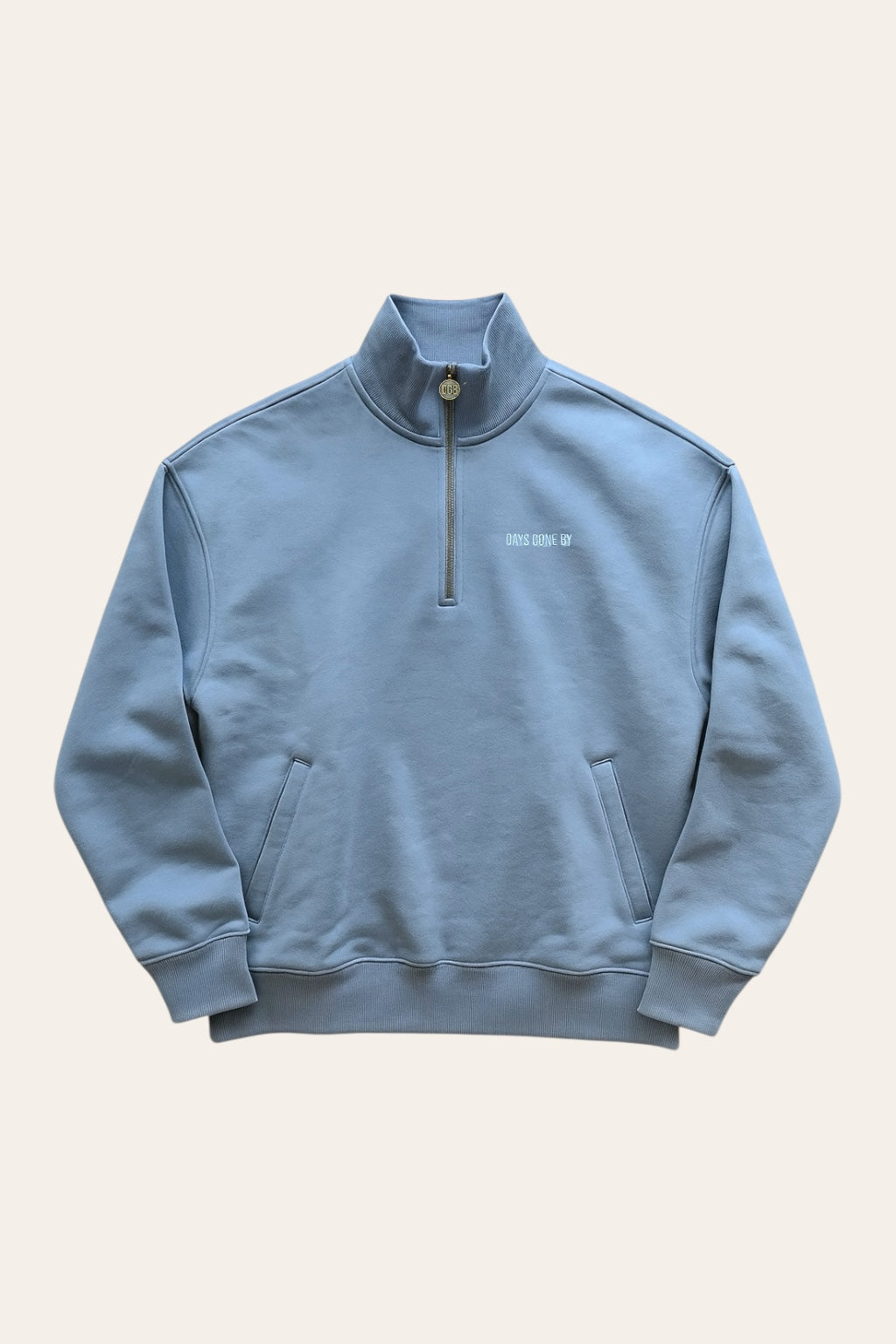 Quarter Zip Pullover - Slate Blue