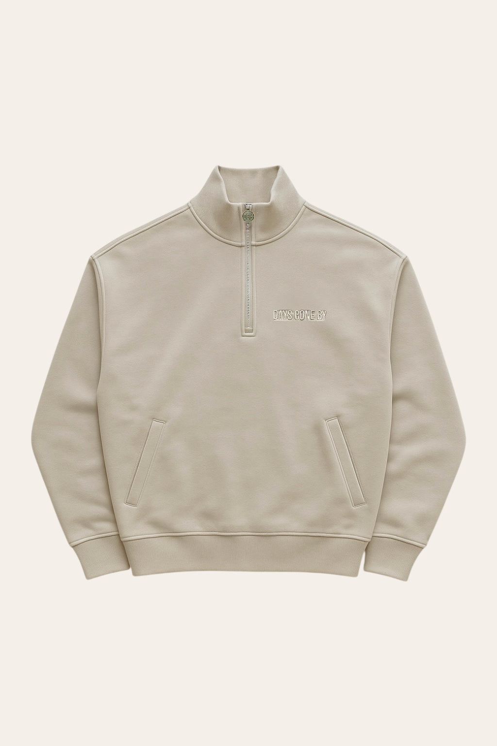 Quarter Zip Pullover - Sand