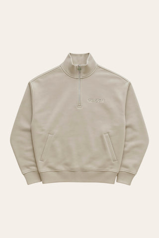 Quarter Zip Pullover - Sand