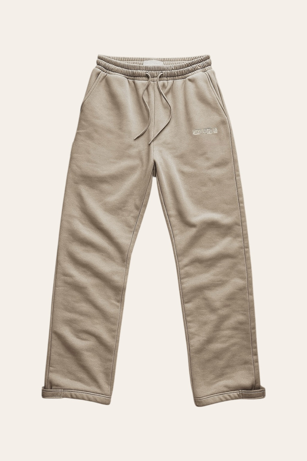 Adjustable Hem Sweatpants - Sand