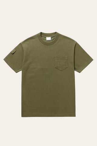 Utility Pocket Tee - Military Green