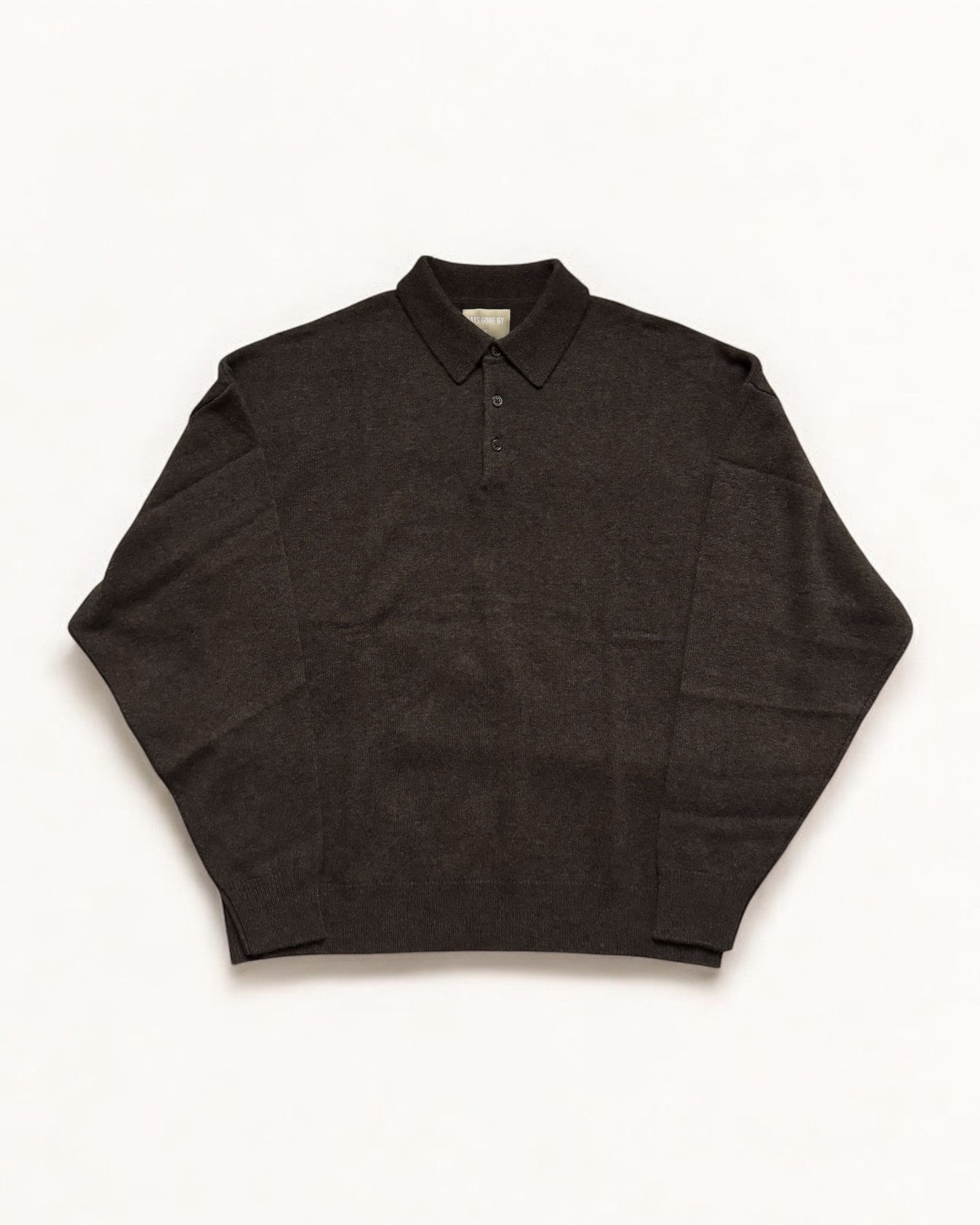 Merino Wool/Cashmere Polo - Truffle