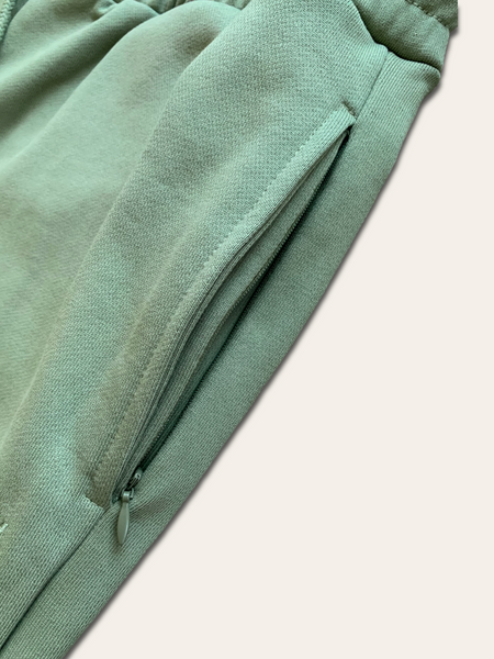 Concealed Pocket Sweatpants - Sage Green